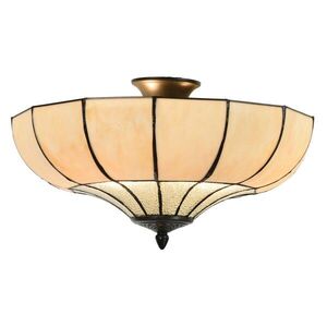 Stropní světlo Tiffany Champagne - Ø 46*25 cm E27/2*60W 5LL-5982 obraz