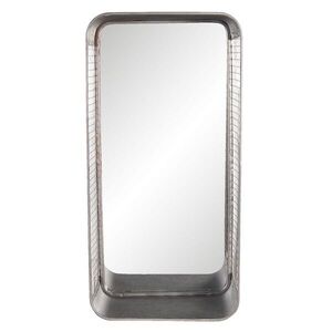 Zrcadlo s drátěným rámem a policí Odalis - 28*15*57 cm 52S184 obraz