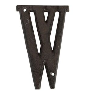 Nástěnné kovové písmeno W - 13 cm 6Y0840-W obraz