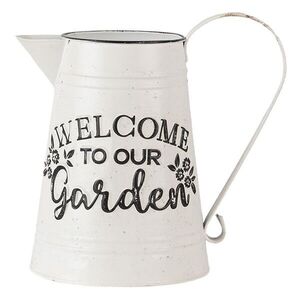 Dekorační plechový retro džbán Garden - 17*17*23 cm 6Y4248 obraz