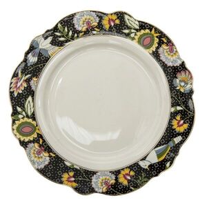 Jídelní talíř Black Garden - Ø 28*2 cm 6CE1285 obraz