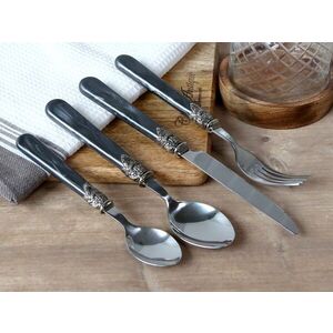 4-dílná antique granitová sada příboru Linas - 23cm 61033125 (61331-25) obraz