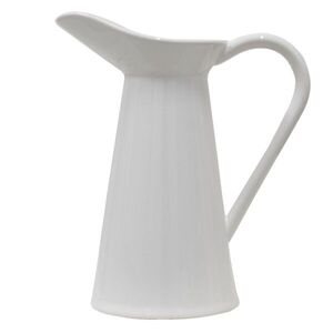 Bílý keramický retro džbán - 23*13*25 cm 64936 obraz