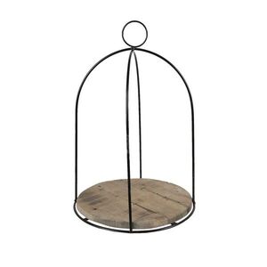 Kovový antik závěsný držák na květiny - Ø 28*41 cm 64944 obraz