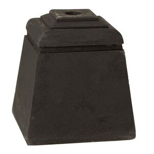 Černý betonový stojan na slunečník Parra - 28*28*30 cm 10858 obraz
