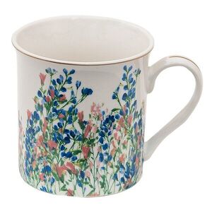 Porcelánový hrnek s květy Floweries - 12*9*9 cm / 330 ml FISMU obraz