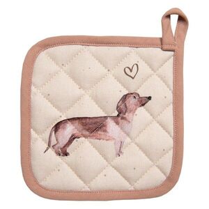 Bavlněná chňapka - podložka s jezevčíkem Dachshund Love - 20*20 cm DHL45 obraz