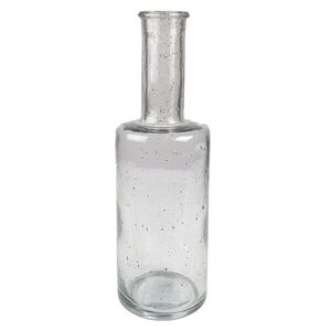 Skleněná transparentní foukaná váza Sandy - Ø 11*34 cm 6GL4271 obraz