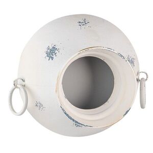 Béžový nástěnný plechový květináč Fun Antique - 31*13*28 cm 6Y4767 obraz