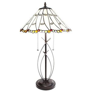Stolní lampa Tiffany Onea - Ø 41*68 cm E27/max 2*60W 5LL-6284 obraz