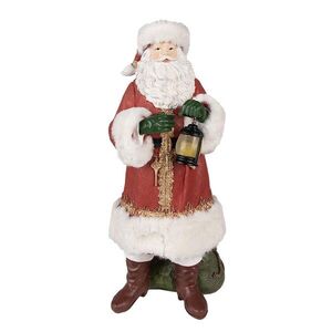 Dekorace Santa s LED světýlkem v lucerně - 21*18*45 cm / AG13 6PR3897 obraz