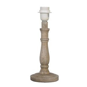 Hnědá dřevěná noha k lampě Cia - Ø 12*31 cm E27/max 1*40W 6LMP008 obraz