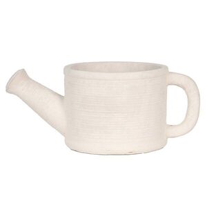 Cementový květináč ve tvaru konvičky - 27*15*11 cm 6TE0484LG obraz