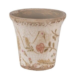 Keramický obal na květináč s kvítky Floral Cartoon S - Ø 9*8 cm 6CE1629S obraz