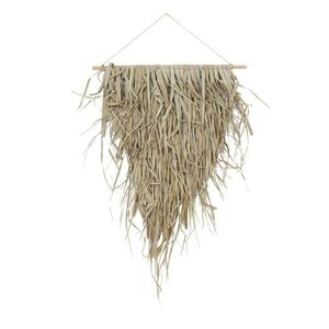 Nástěnná dekorace pletený trojúhelník z palmového listí Katiola - 79*100 cm 7416884 obraz