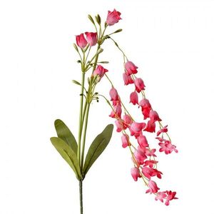 Dekorace růžová umělá květina zvonek Bells Bouquet - 15*6*80 cm 5PL0161P obraz