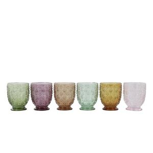Set 6ks barevných skleniček na vodu Saint-Émilion - Ø 8*10 cm / 250ml 61092000 obraz