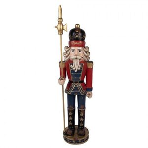 Velkoformátová dekorativní figurka Louskáček Nutcracker - 30*25*120 cm 5MG0075 obraz