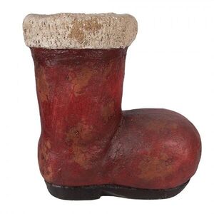Vánoční dekorace santovo červená bota - 28*18*30 cm 6MG0131 obraz