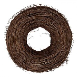Přírodní hnědý proutěný jilmový věnec Elm M - Ø 40*12 cm 6RO0608M obraz