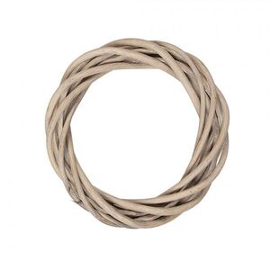 Přírodní šedý ratanový věnec Rattan XXS - Ø 10*2 cm 6RO0603XXS obraz