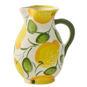 Ručně malovaný keramický džbán s citróny Lemon Pit - 17*17*21 cm / 850 ml 61013 obraz