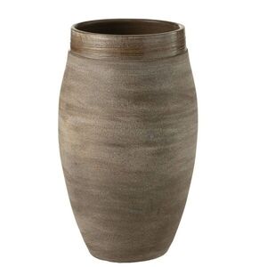 Hnědá antik keramická váza Gio Refuge - Ø 22*37 cm 34050 obraz