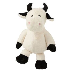 Bílá plyšová kravička s rohy Cow Plush - 34*21*48 cm 12109 obraz