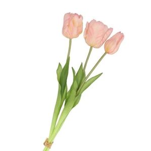 Kytice 3ks růžových realistických tulipánů Tulips - 45 cm 615047 obraz