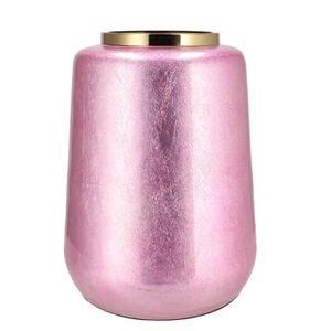Růžová kovová veliká váza Jullie Jolly pink XL - 33*32*40 cm 540157 obraz