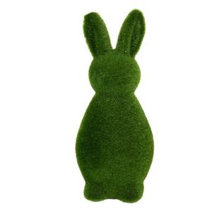 Zelená dekorativní figurka králíka Rabbit Flock Green L - Ø 10*25 cm 66758L obraz