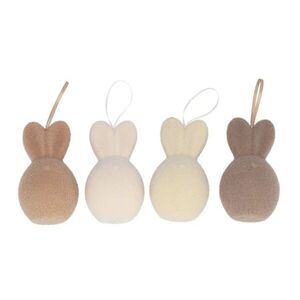 Set 4ks přírodní velikonoční vejce s oušky Egg Easter Flock - Ø 8*14 cm 933643 obraz