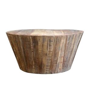 Hnědý dřevěný koferenční stůl Grimaud Unit - Ø 92*43 cm 41066300 obraz
