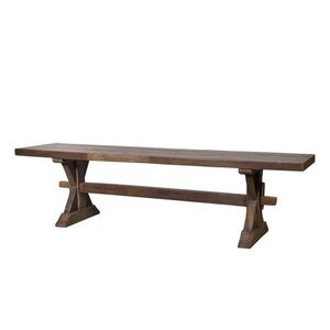 Hnědá lavice z recyklovaného dřeva Grimaud - 180*38*45 cm 40059900 obraz