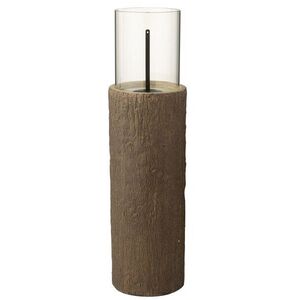 Hnědý vysoký biokrb ve tvaru kmene stromu Brasero Trunk - Ø 23*88 cm 55494 obraz