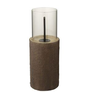 Hnědý biokrb ve tvaru kmene stromu Brasero Trunk - Ø 23*65 cm 55493 obraz
