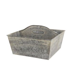 Plechový antik box s rukojetí Old French - 25*25*14 cm 41082700 obraz