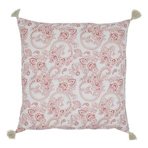 Bílo-růžový povlak na polštář s květy Aix Paisley Flowers - 50*50 cm 16120407 obraz