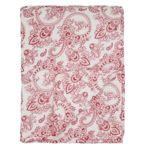 Bílo-růžový prošívaný přehoz s květy Paisley Aix Quilt - 130*180 cm 16120707 obraz