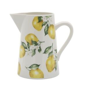 Porcelánový džbán s citróny Maison Limone Blossom - 11*17 cm / 1100 ml 61097119 obraz
