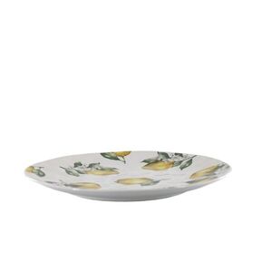 Porcelánový jídelní talíř s citróny Maison Limone Blossom - Ø 27*2, 5 cm 61097819 obraz