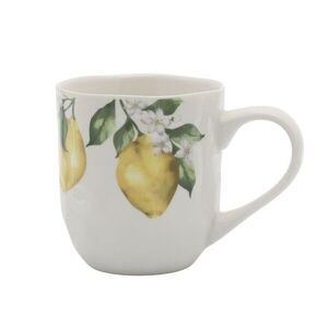 Porcelánový hrnek s citróny Maison Limone Blossom - 9*9, 5 cm / 390ml 61096819 obraz