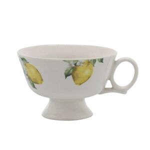 Porcelánový hrnek s citróny Maison Limone Blossom - 12*8 cm / 310ml 61096919 obraz