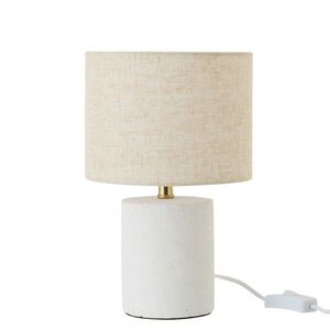 Bílá keramická stolní lampa Pierre se stínidlem - Ø18 * 28 cm / 40W / E14 63830 obraz