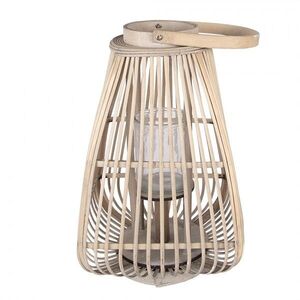 Přírodní ratanová lucerna Diane L - 27*27*42 cm 6RO0614L obraz