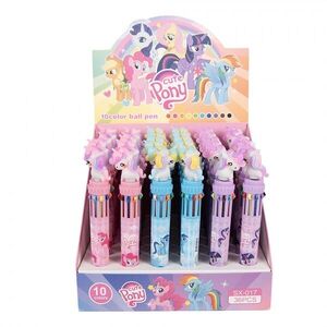 36ks barevná propiska pro děti 10 v 1 – Cute Pony - 19*18*16 cm 66854 obraz