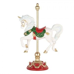 Vánoční dekorace elegantní kolotočový koník - 16*8*22 cm 6PR6266 obraz