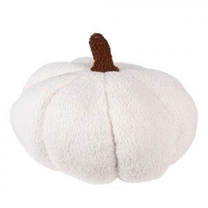 Bílá textilní dekorace dýně Pillo Pumpkin S - Ø 20*14 cm 66594S obraz