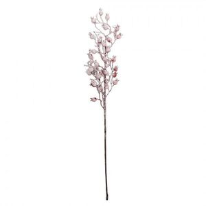 Vánoční zápich zasněžená větvička červené bobule - 10*5*60 cm 66659 obraz