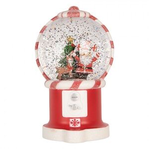 Kouzelná vánoční dekorace Santa – hrací skříňka s LED - 12*11*20 cm / 3*AA/ USB 6PR6194 obraz